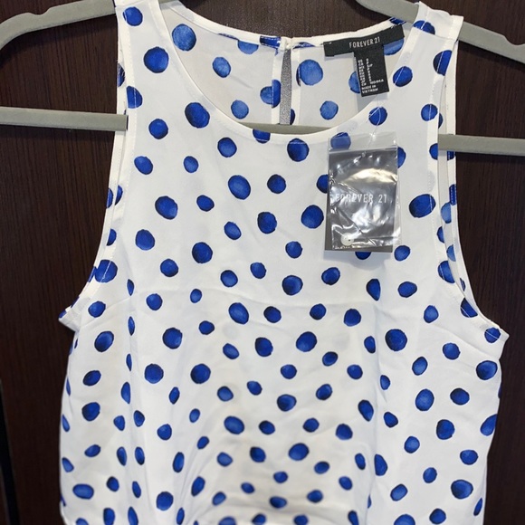 Forever 21 Tops - 💚3/$12: F21: Polka Dot Blouse, SIZE: S